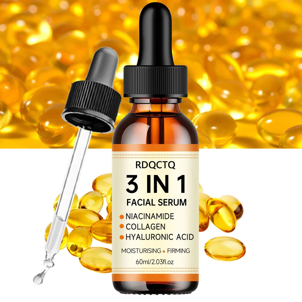 Niacinamide Collagen Hyaluronic Acid Serum – 3-in-1 Face Essence