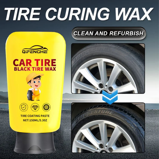 Tire Shine Blackening Paste – Gloss & UV Protection for All Vehicles Tire Care Paste Oasis Select 150ml