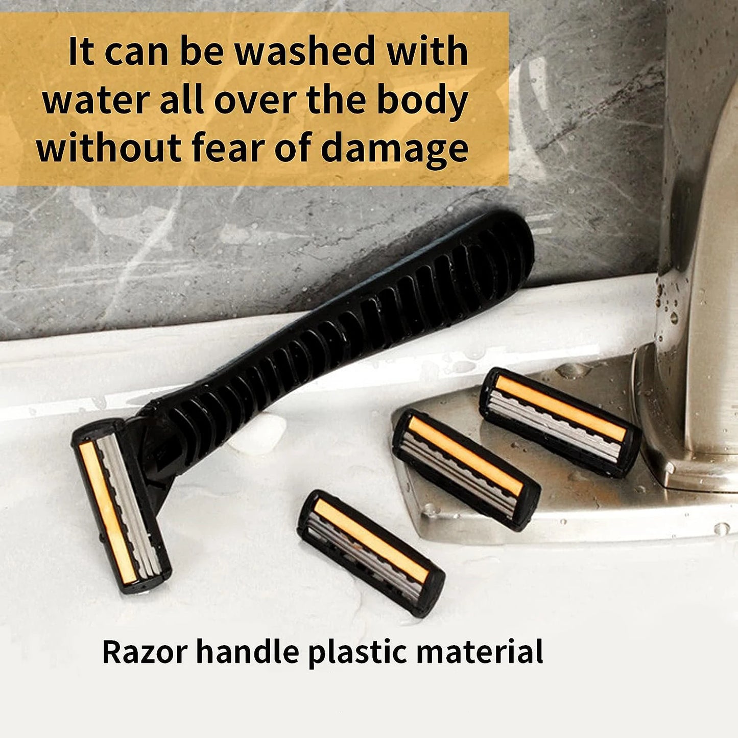 Men's Reusable Two-Layer Blade Razor | Multi-Tool Head