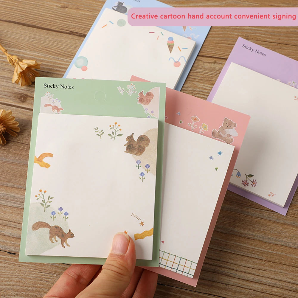 Creative Notes Japanese Cartoon Message Exquisite Cute Cat Memo Diary
