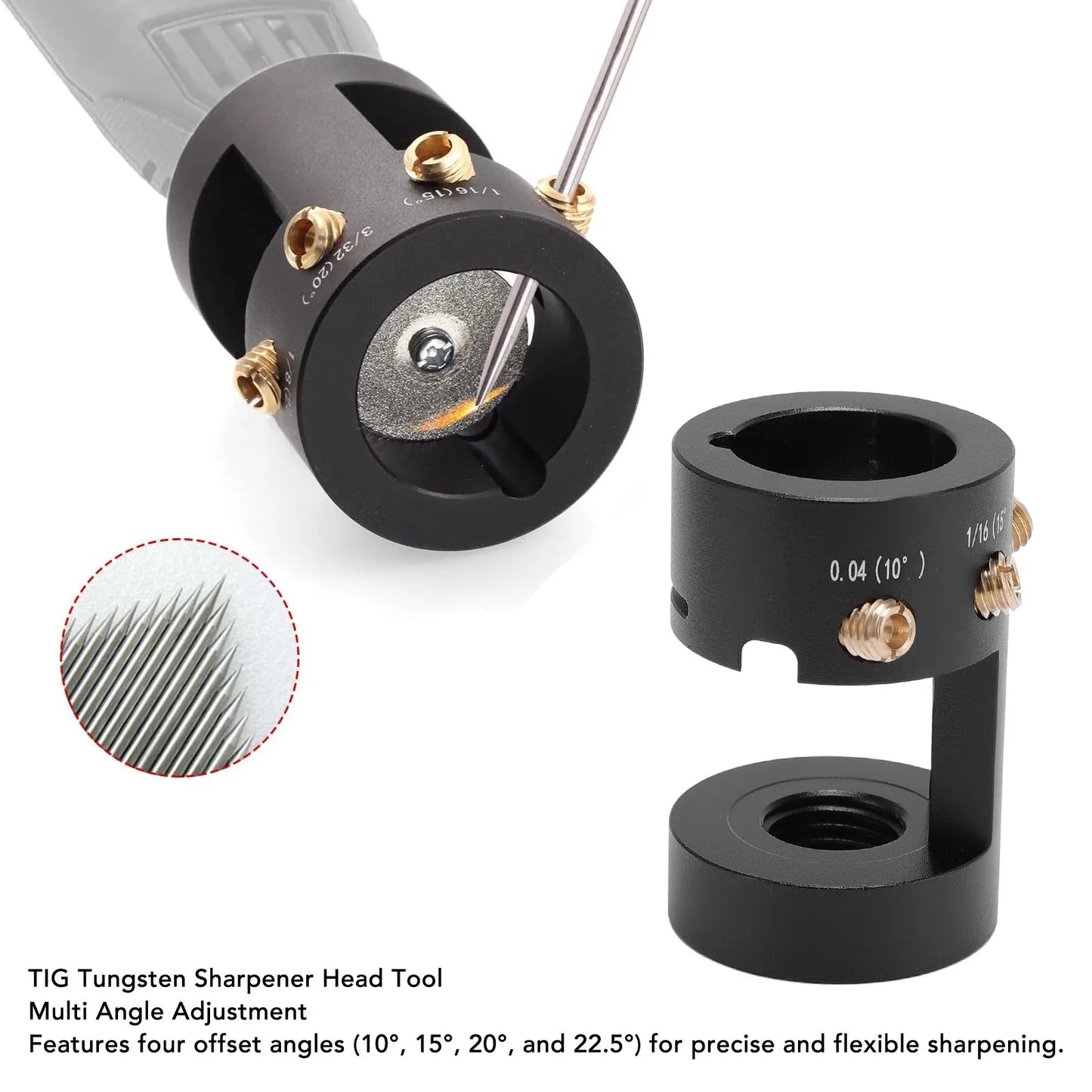 TIG Tungsten Sharpener Head Tool Convenient Operating Lightweight