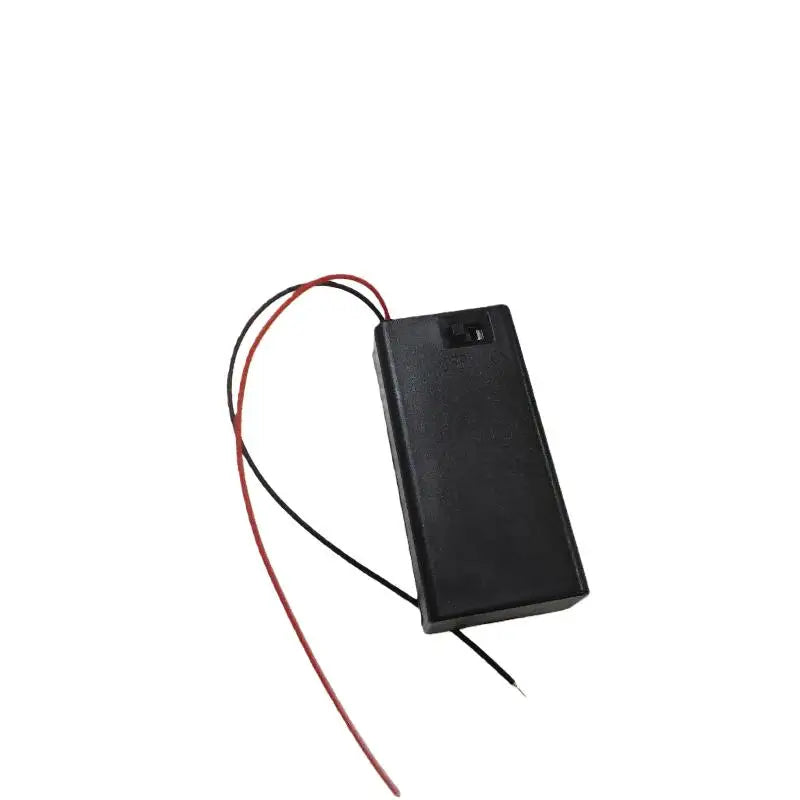 Black 9V Battery Box With Cover And ON/OFF Switch With Cable And DC Head Replacement 9V Battery Case DIY Accessories Peaceful Pleasures Health and Wellness A1