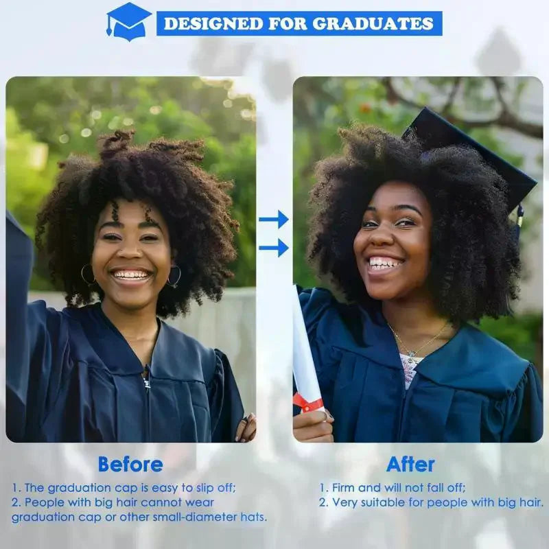 Graduation Cap Headband – Non-Slip Elastic Party Hair Accessory