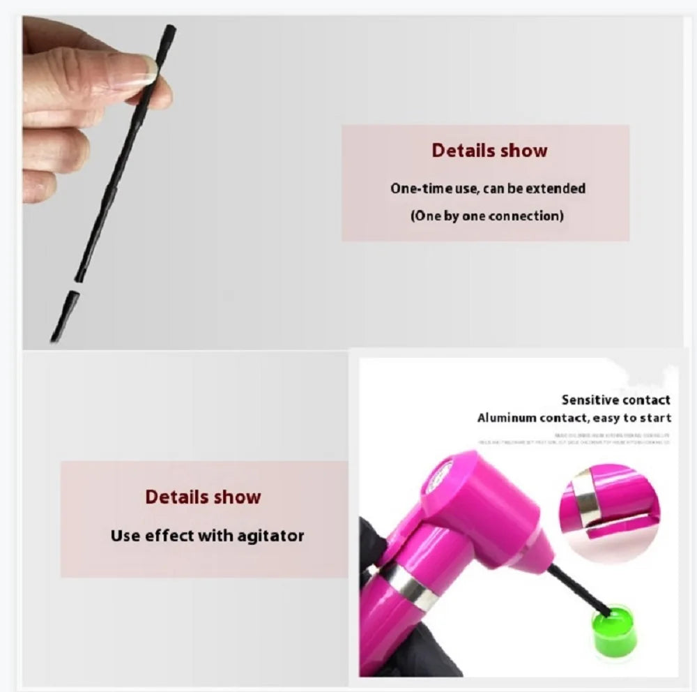 Tattoo Ink Blender | Pigment Mixer Machine + 100 Wands