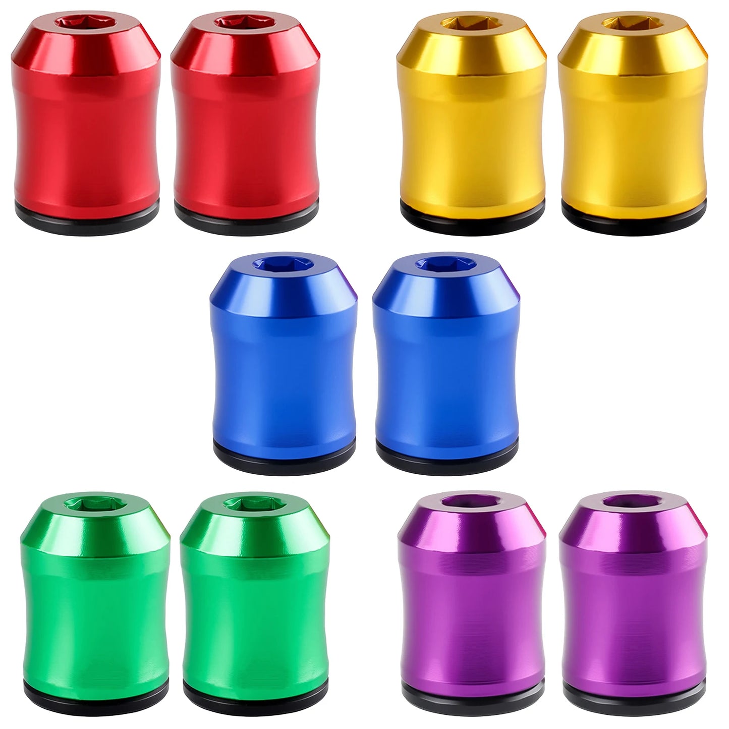 Removable Magnetic Screwdriver Drill Bit Holder Anti-Slip Strong Magnetic Screw Holder Ring for Drill Tools Mechanics Carpenters Peaceful Pleasures Health and Wellness 10Pcs