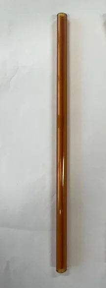 Colorful Glass Drinking Straws Easy to Clean Transparent Glass Straws for Smoothies Milkshakes Juices Teas Peaceful Pleasures Health and Wellness Amber Straight