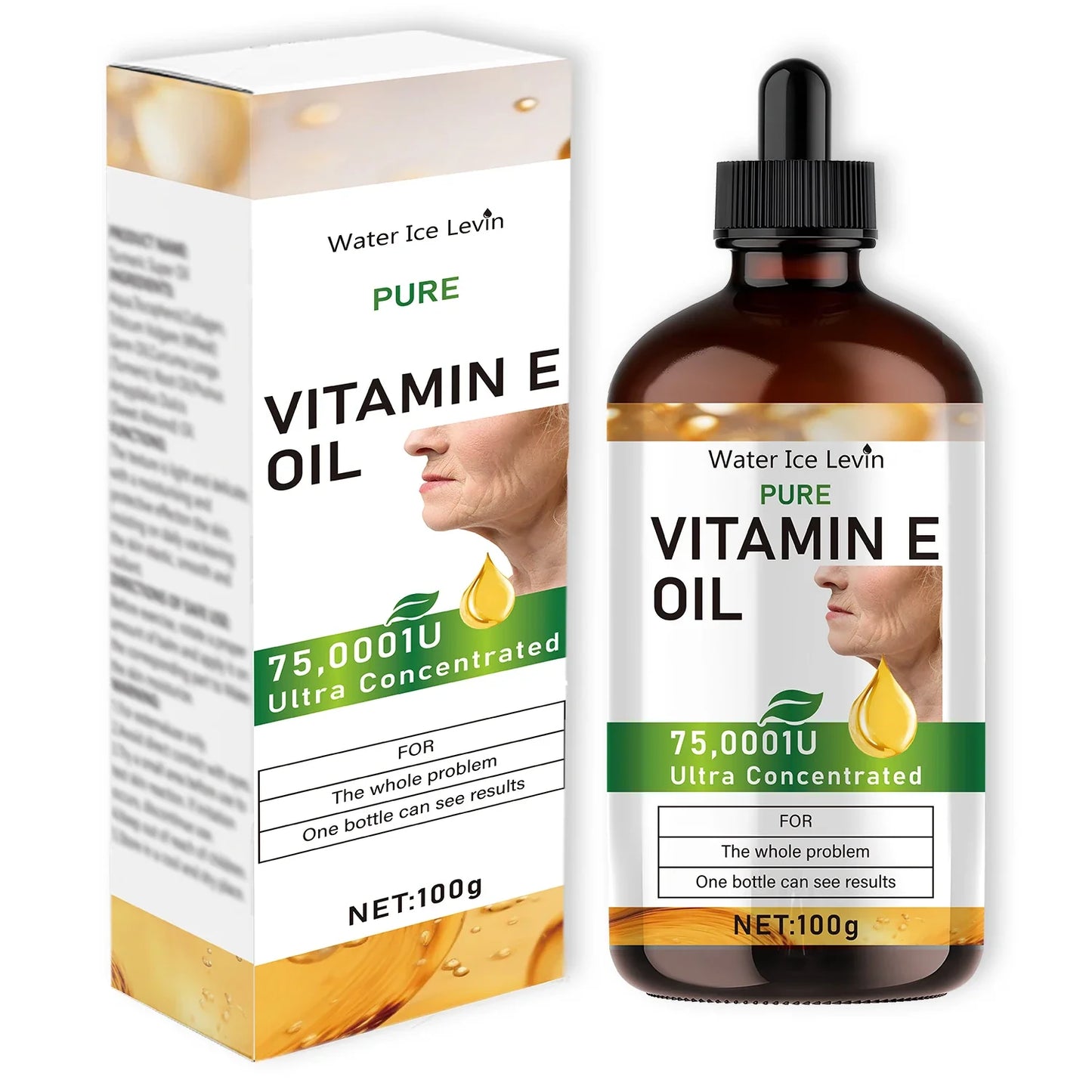 100ml Vitamin E Essential Oil – Skin, Hair, Nail & Massage