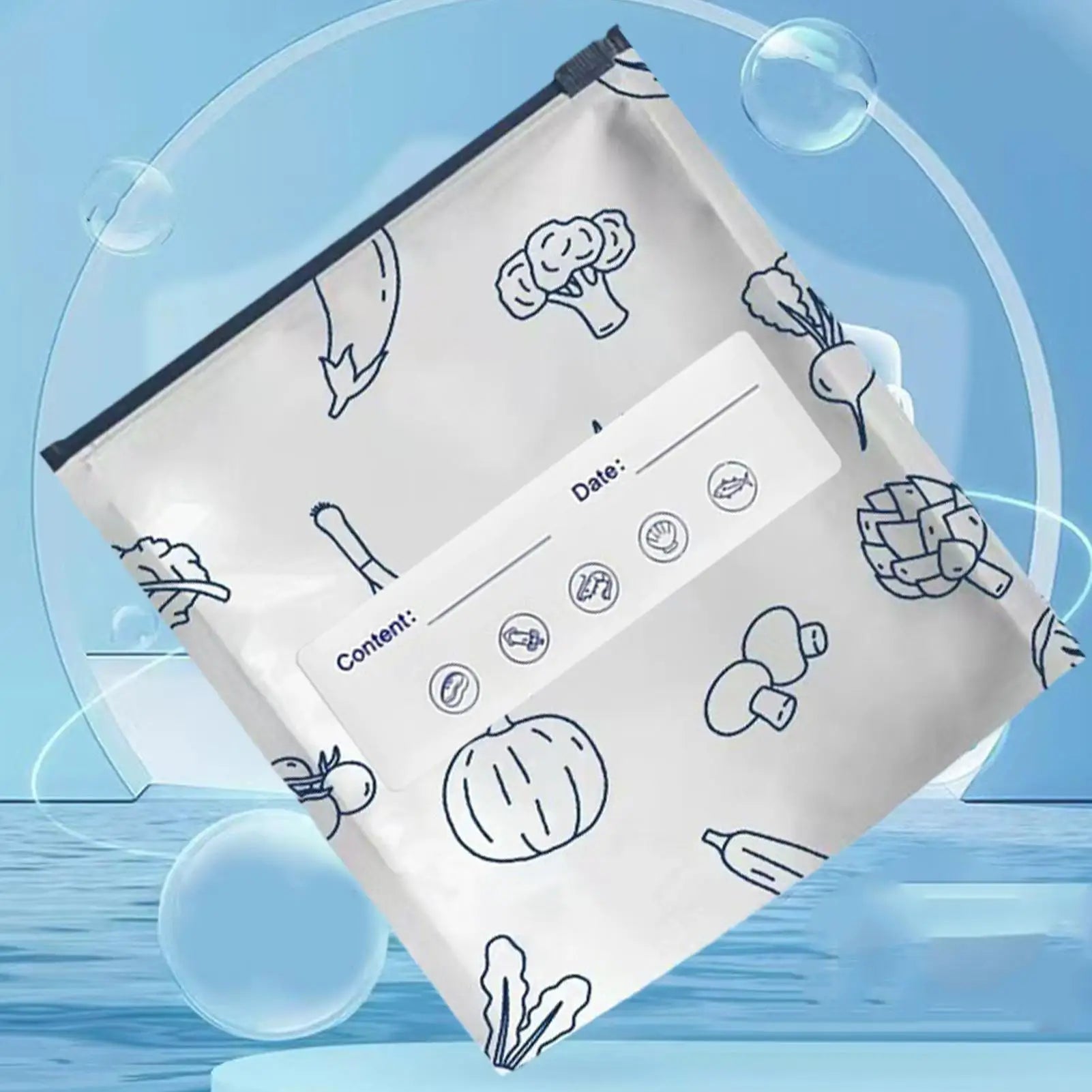 30-Piece Aluminum Foil Zip Lock Food Storage Bags | S/M/L Food Storage Bags Peaceful Pleasures Health and Wellness