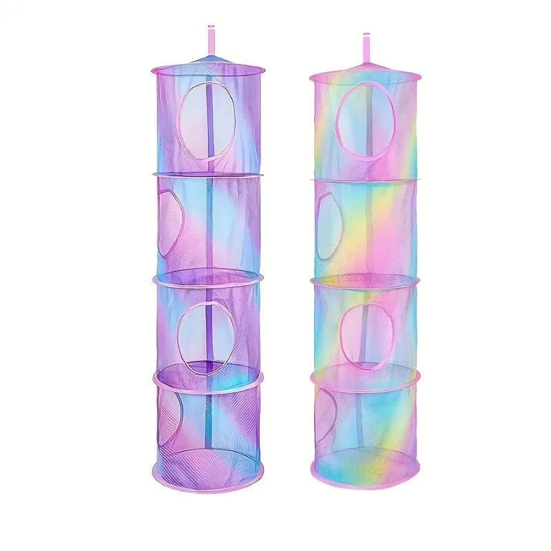 4-Layer Foldable Storage Hammock | Toy & Home Organizer
