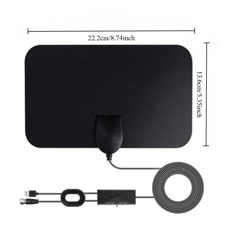 Indoor HD Digital TV Antenna 4K 1080P DVB-T2 Mini Mesh