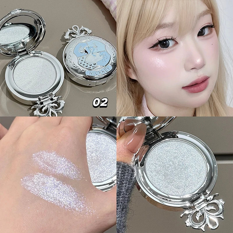 NICEKEY Champagne Gold Glitter Highlighter Shimmer Eyeshadow
