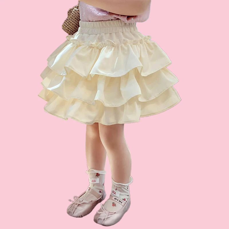 Girls Tutu Ballet Princess Skirt | Summer Cake Skirt Ages 7–13