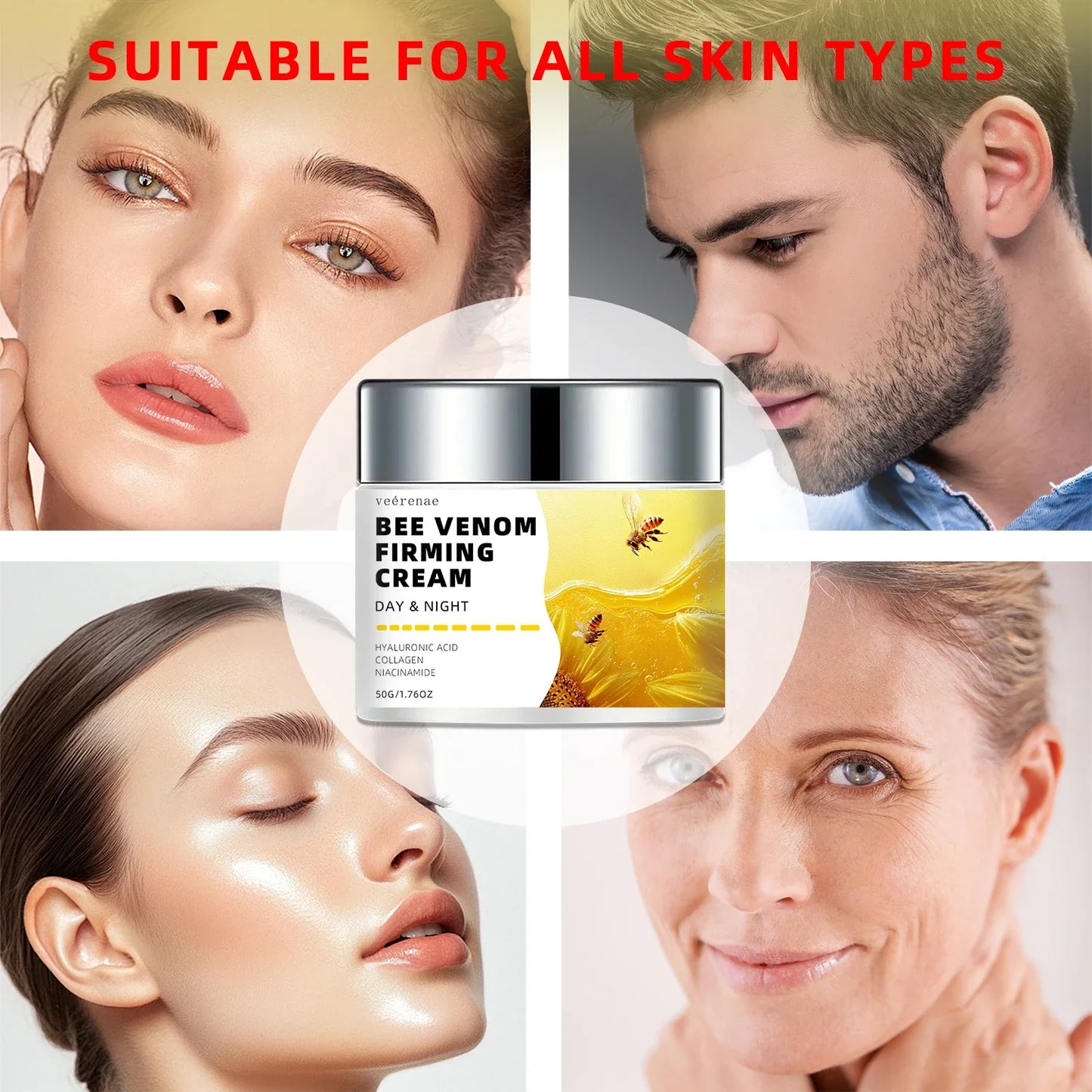 Veérenae Bee Venom Firming Cream – Face & Neck Lifting