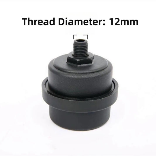 12 5 16 Metal Air Filter Oil-free Muffler Replace Compressor Pump Peaceful Pleasures Health and Wellness Plastic