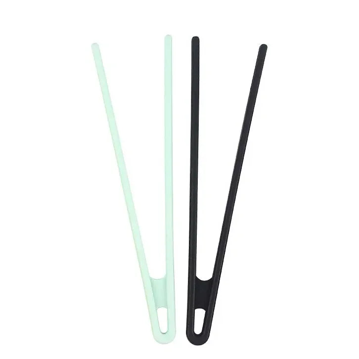 Silicone Food Tongs | Non-Slip BBQ & Kitchen Serving Tongs Silicone Kitchen Tongs Peaceful Pleasures Health and Wellness 1light green 1black