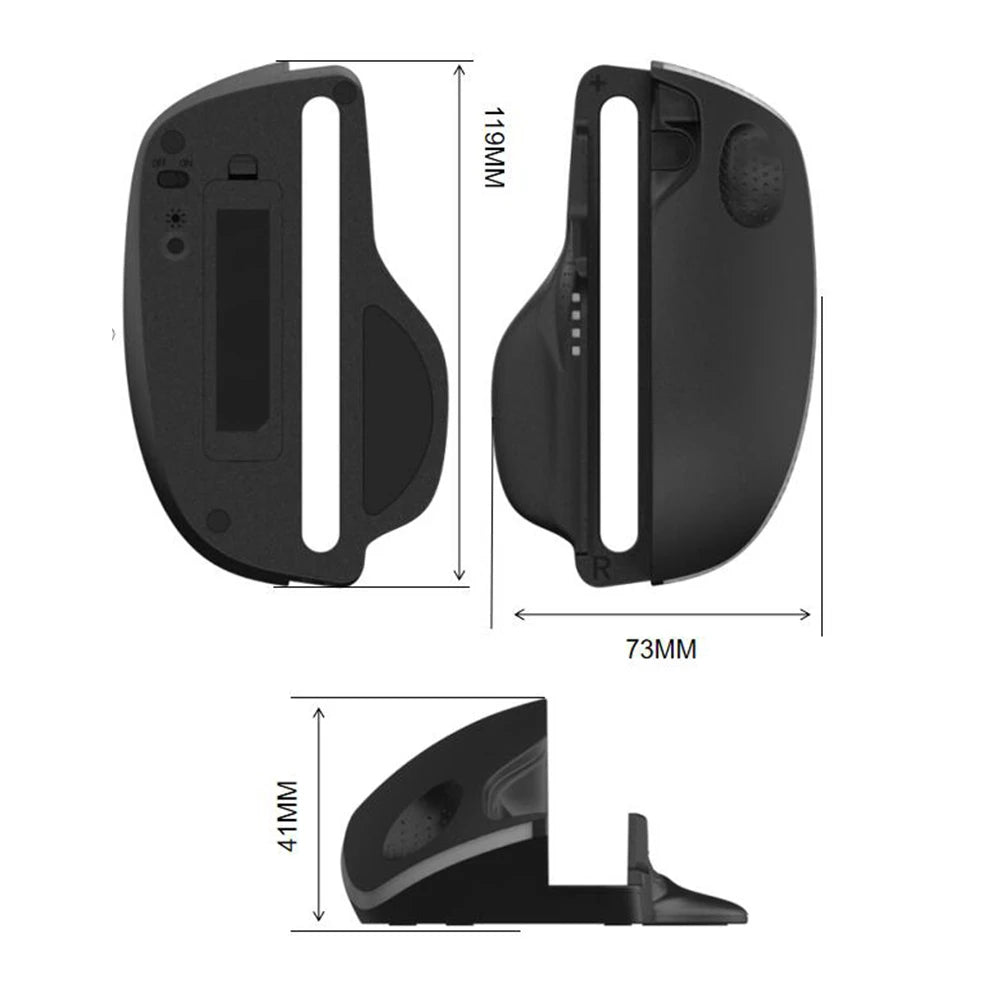 1 Pair Mouse Grip Stable Control for Shooter Games Gaming Controller Mouse Hand Grip Set for Switch2 Gaming Accessories Peaceful Pleasures Health and Wellness