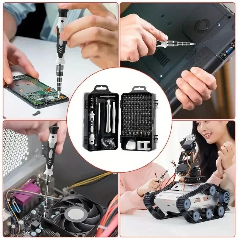 115-in-1 Precision Screwdriver Set | Magnetic Repair Tool Kit Precision Screwdriver Set Peaceful Pleasures Health and Wellness