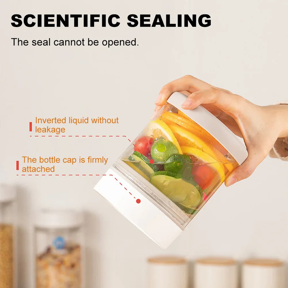 Automatic Vacuum Seal Glass Jar – Coffee, Tea & Food Storage