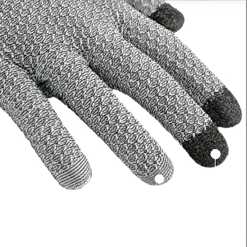 5-level Anti-cut Touch Screen Anti-cut Gloves Pineapple Patterned Kitchen Slaughtering and Fish-killing Anti-cut Gloves Peaceful Pleasures Health and Wellness