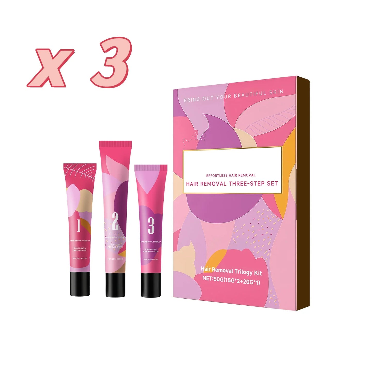 Hair Removal Cream Set – Face & Body Sensitive Skin Kit