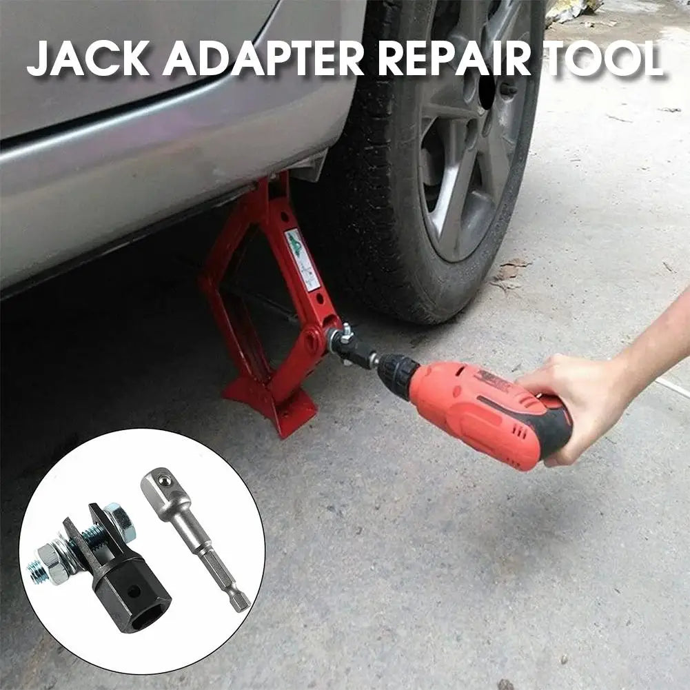 1/2 Inch Scissor Jack Adapter | Chrome Vanadium Steel Socket Tool