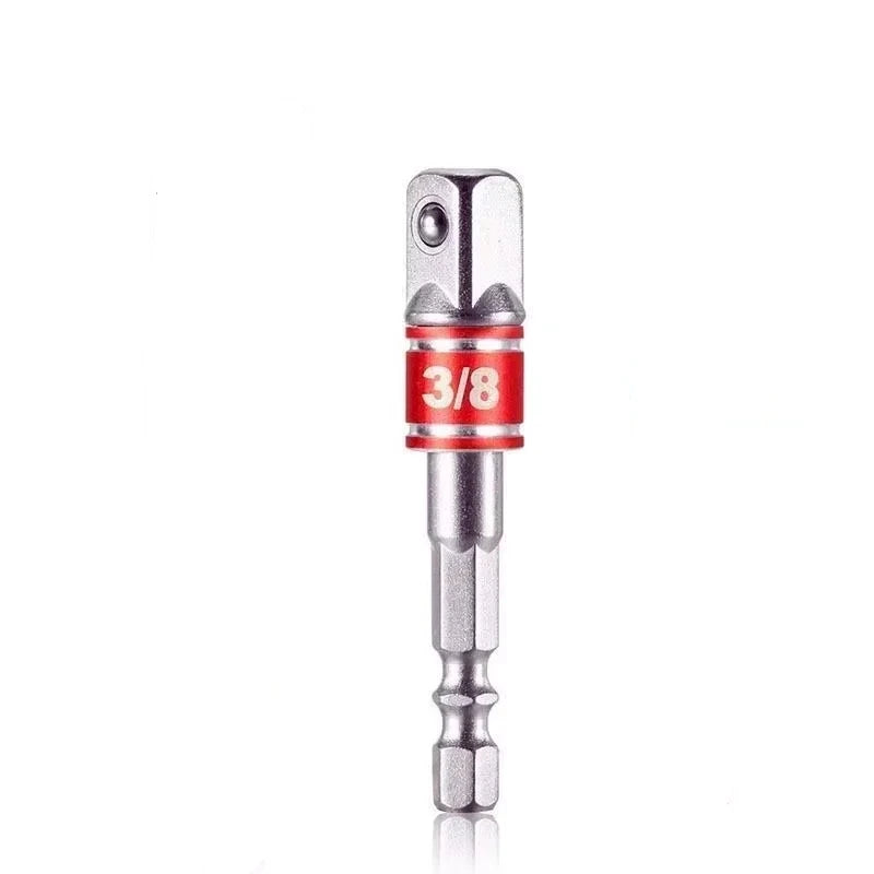 Drill Socket Adapter Impact Extension Bits Bar 1 4 3 8 2 Hex Shank