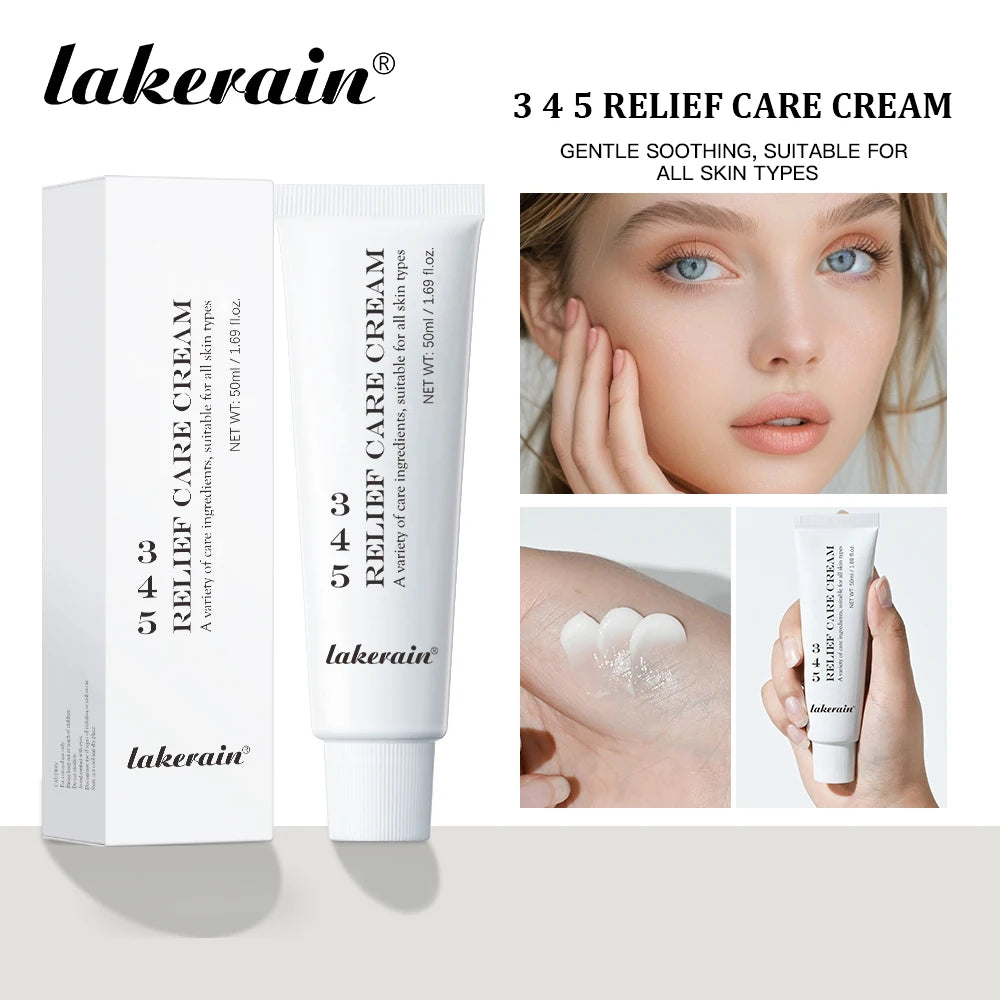 3 4 5 Relief Cream Address Blemishes Nourish The Skin And Provide Soothing Care Face Lifting Beauty Moisturizer Korean Cosmetics Peaceful Pleasures Health and Wellness