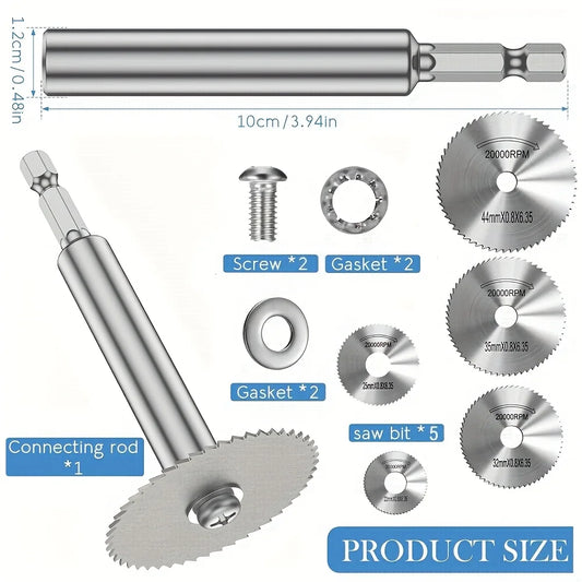 Speed Steel Cutting Wheel 1 4 Hex Shank Thin Blade Rotary Saw 5 Peaceful Pleasures Health and Wellness