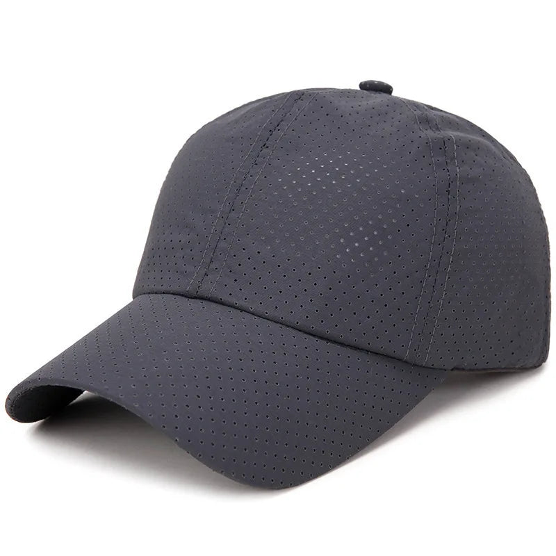 Quick-Dry Fishing Hat | Ventilated Mesh Long Brim Baseball Cap