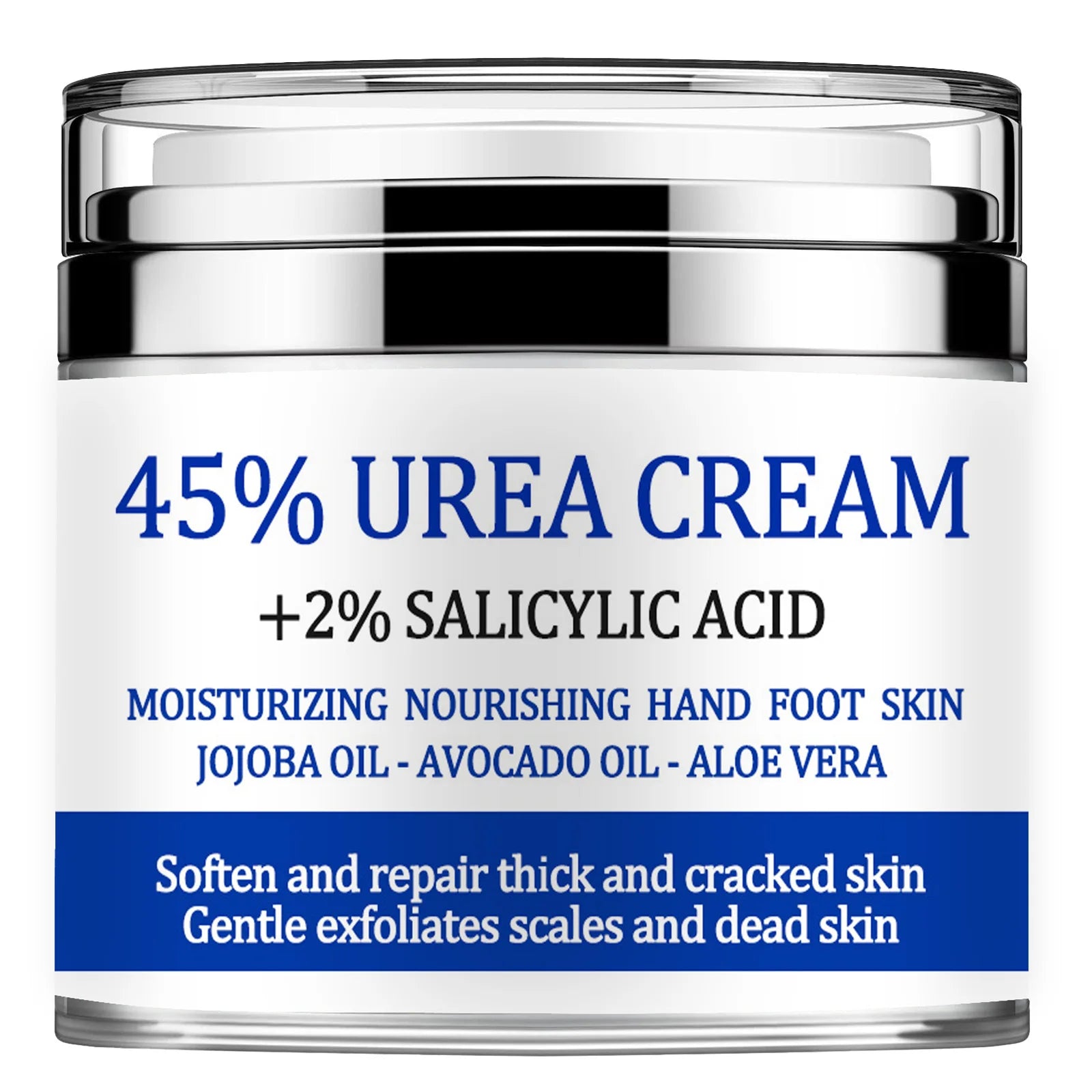 Urea Cream 42%, Foot Cream For Dry Cracked Heels, Urea Cream 42 Percent For Feet, Moisturizing & Exfoliating Foot Cream With 2% Peaceful Pleasures Health and Wellness 30G
