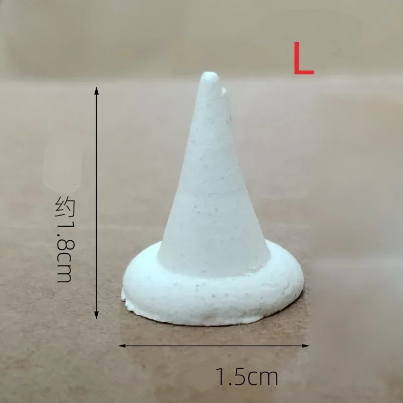 Alumina Conical Nail Set - High-Temp Resistant Ceramic Firing Support Tool for DIY Pottery & Vase Projects Peaceful Pleasures Health and Wellness S