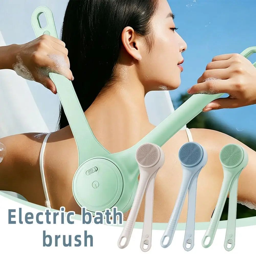 4-in-1 Electric Bath Brush – Waterproof Shower Body Scrubber