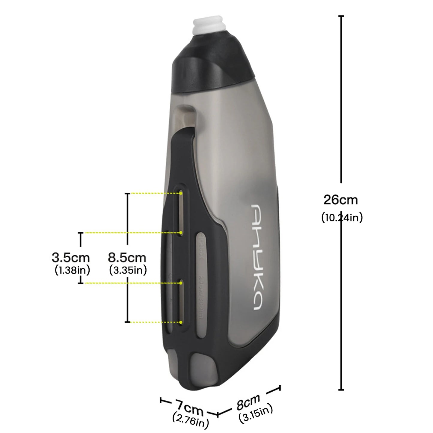 600ml Aero Water Bottle & Cage Road/Triathlon Bike Aerodynamic Bottle Food-Grade PP Airflow Design Large Capacity Biking Kettle Peaceful Pleasures Health and Wellness