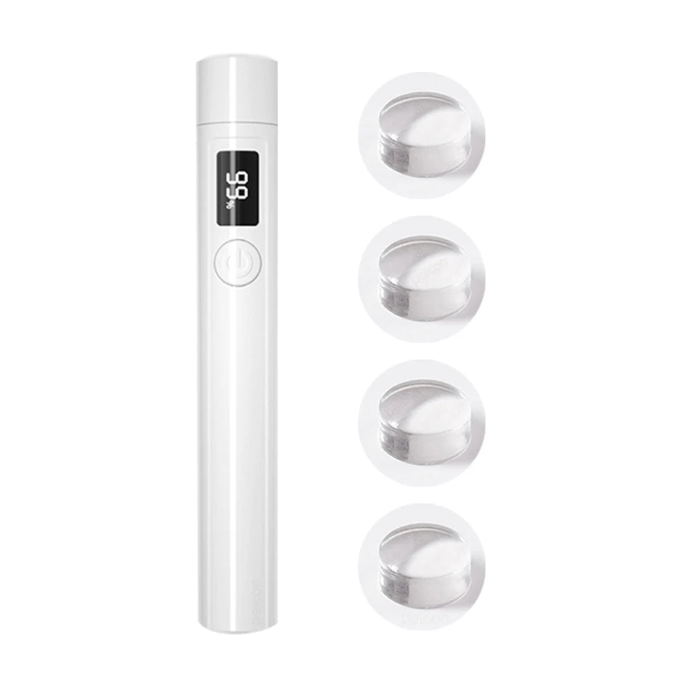 UV LED Nail Lamp Mini UV Nail Lamp for Manicure Portable Nail Dryer Stand Lamp Professional Ultraviolet Mini Nails Drying Light Peaceful Pleasures Health and Wellness White