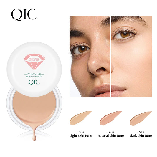 QIC High Coverage Concealer BB Cream – Waterproof, All Skin Concealer BB Cream Oasis Select
