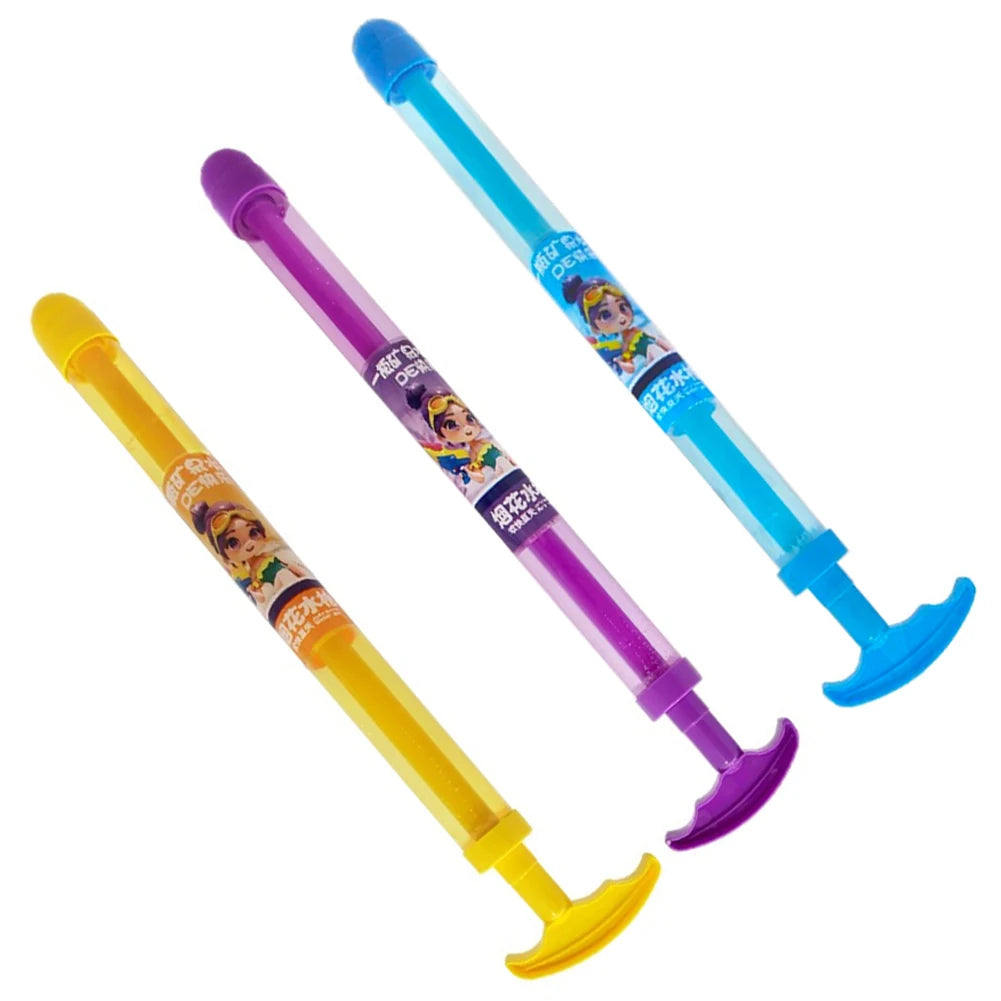 Fireworks Water Gun | Pull-Out Sprinkler Pool & Beach Toy Peaceful Pleasures Health and Wellness 3Pcs 2 United States