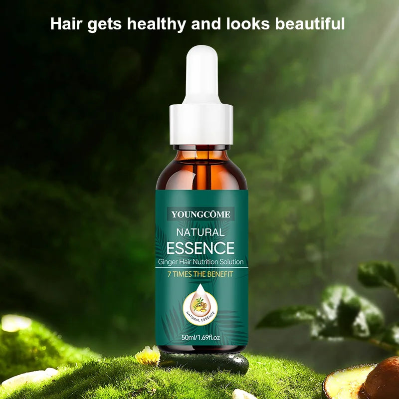 Natural Ginger Hair Serum – 7X Strength & Frizz-Free Leave-In