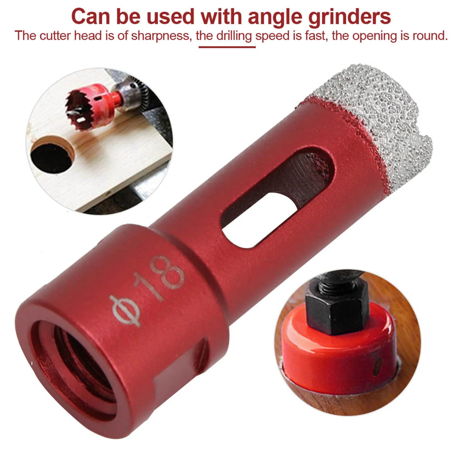 Hole Saws Bit Diamond M14 Female Thread Angle Grinder Accessories