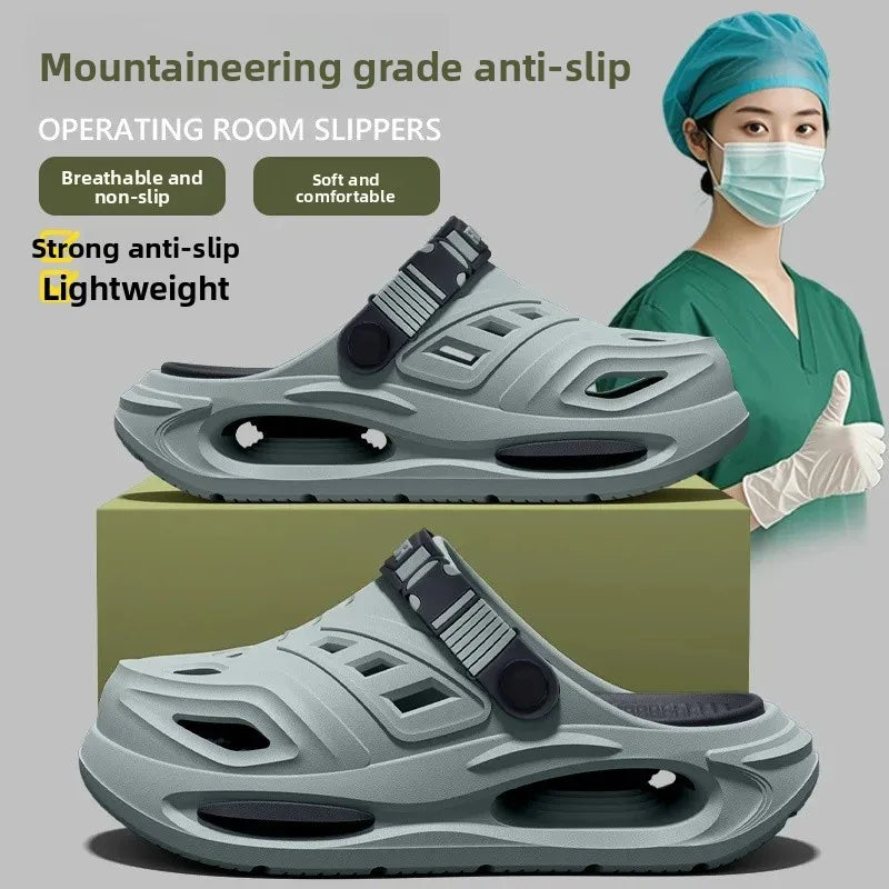 Men's EVA Anti-Slip Clog Sandals | Thick Soft Sole Beach Shoes