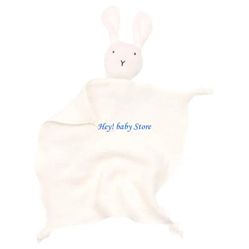 Soft Gauze Rabbit Baby Comfort Blanket & Appease Toy