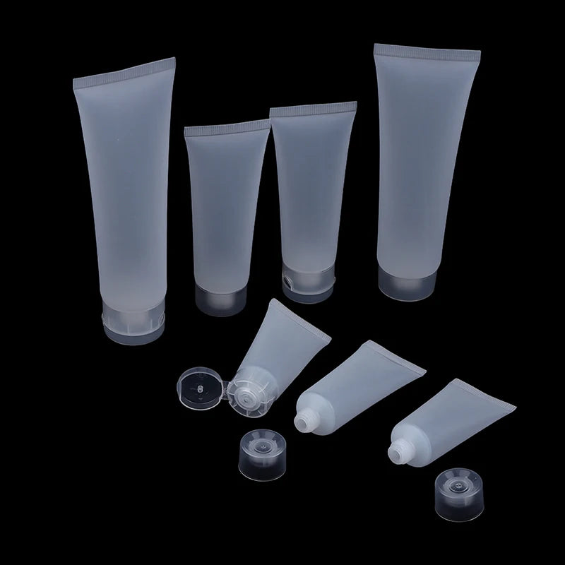 10Pcs Refillable Clear Lotion Containers for Travel Medical Supplies Peaceful Pleasures Health and Wellness