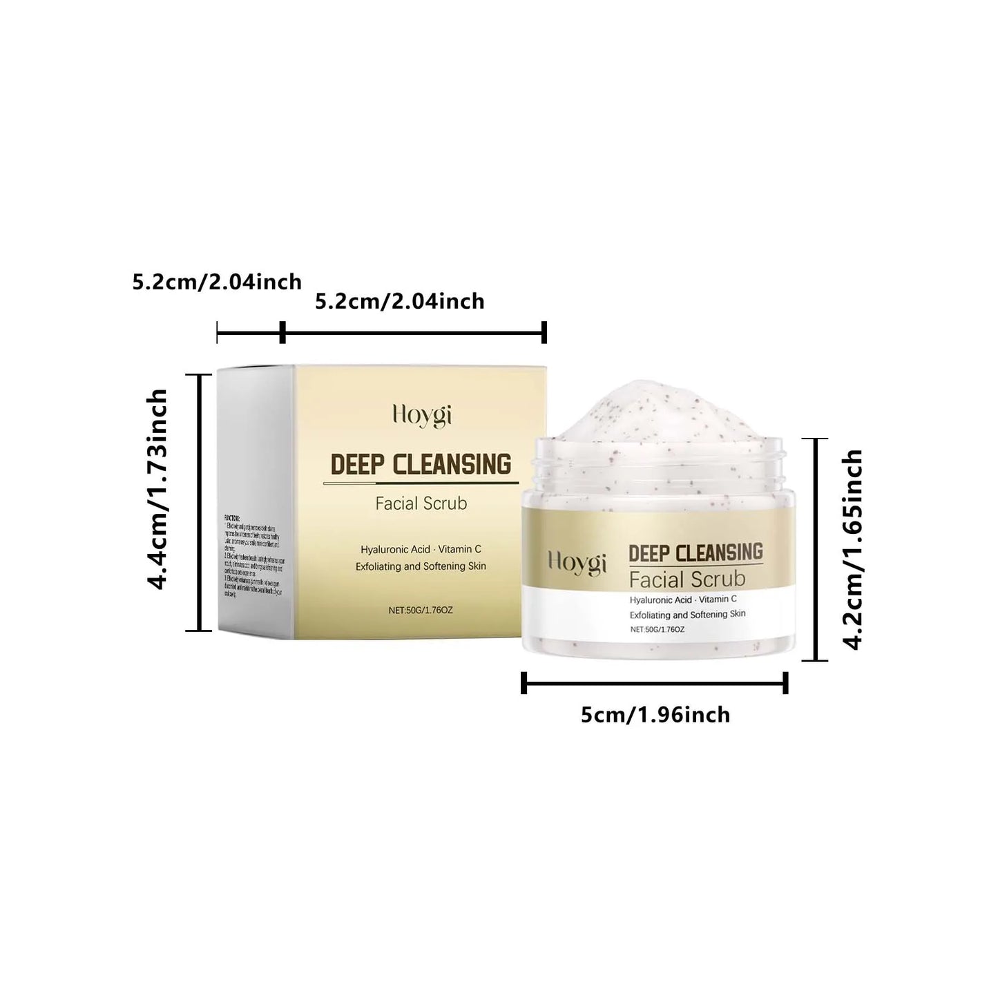 Deep Cleansing Facial Scrub – Pore Refining & Oil Control