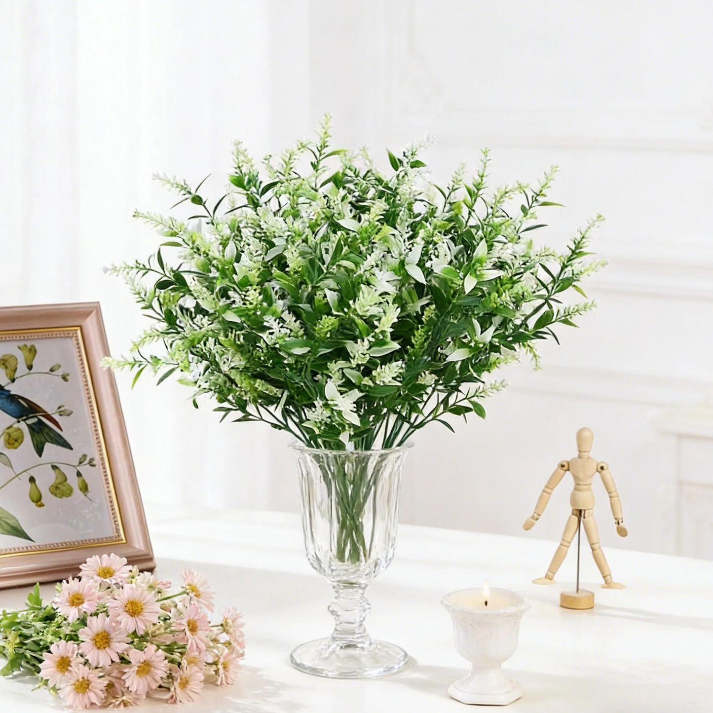 Artificial Lavender Bouquet | Plastic Flowers Home & Wedding