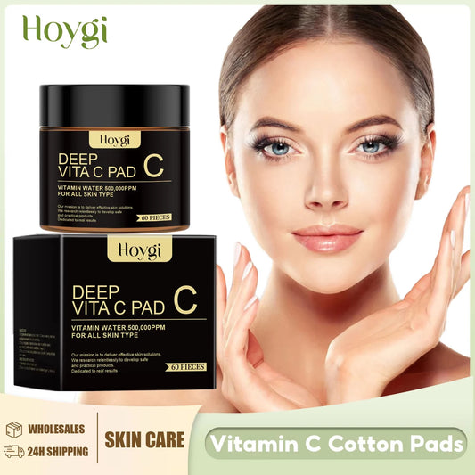 Vitamin C Pads Exfoliating Acne Remover Brightening Improve Skin Gloss Shrink Pores Oil Control Moisturize Nourishing Skin Care Peaceful Pleasures Health and Wellness