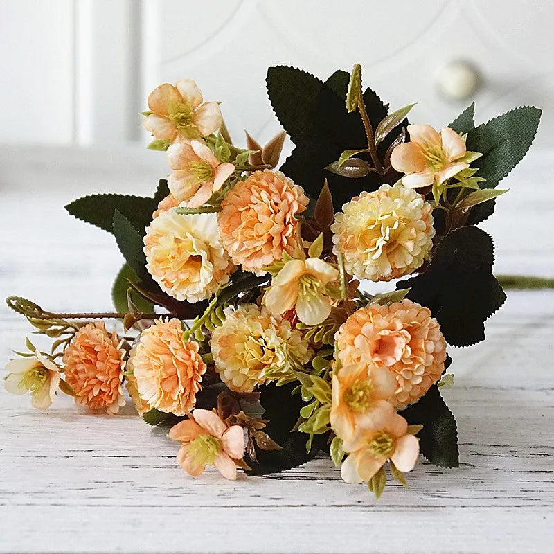 Silk Carnation Artificial Flowers for Wedding & Home Decor