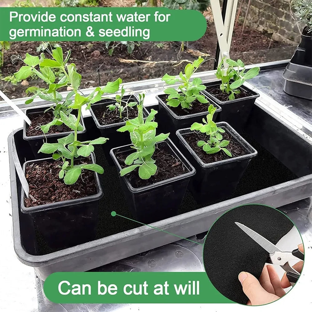 Capillary Watering Mat 1.2×1m – Auto Plant Watering + 10 Tags