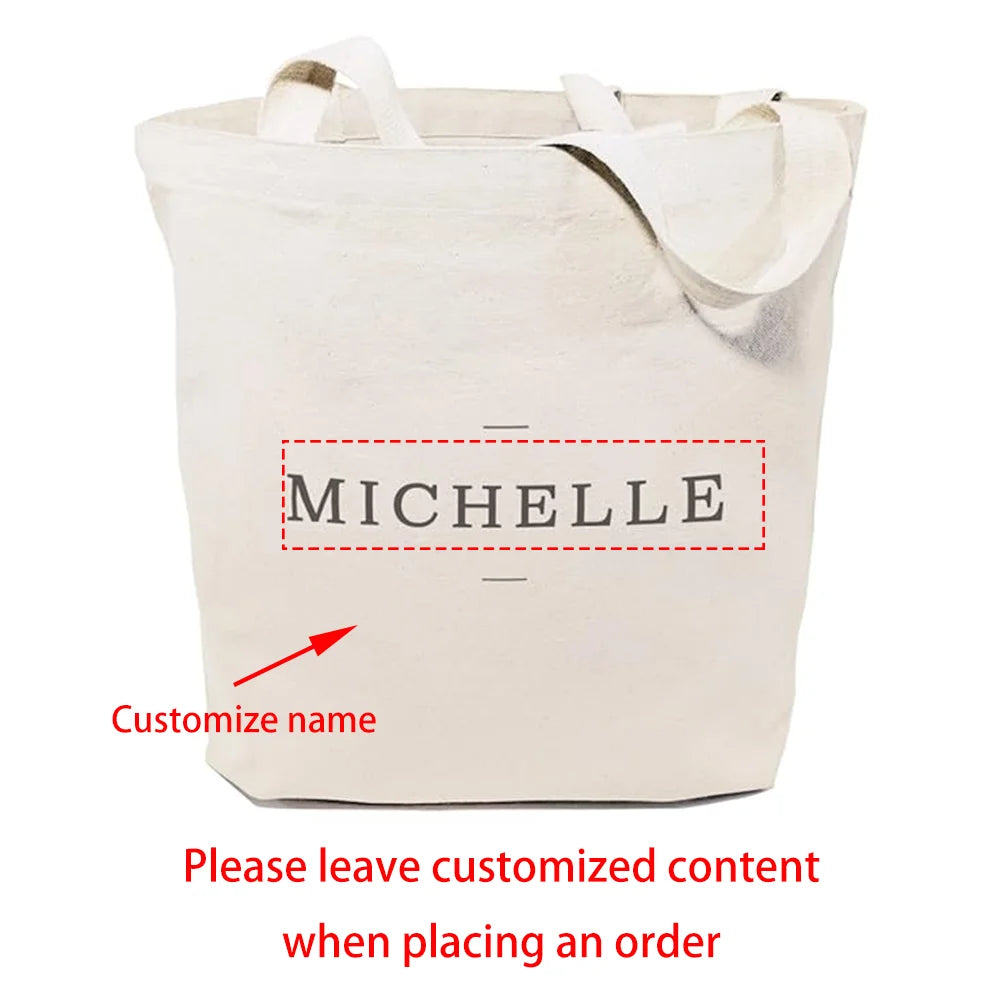 Personalized Name Tote Bag | Beach, Wedding & Bridesmaid Gift
