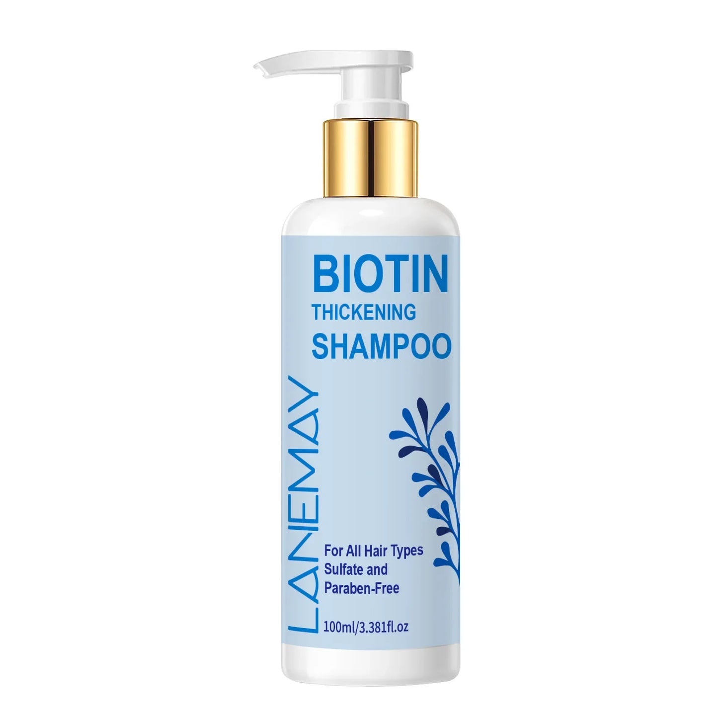 Biotin Shampoo 100ml – Volumizing, Deep Cleanse, Preservative-Free
