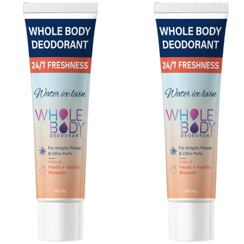 Whole Body Deodorant Cream – Hyaluronic Acid & Peach Vanilla