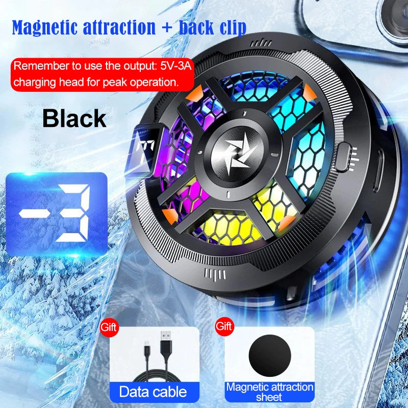 Mobile Cooling Fan For Phone Cooler For Games Mobile Phone Cooler Black Shark Cell Phone Accessories ipad Cooling Fan Gaming Peaceful Pleasures Health and Wellness Digital display
